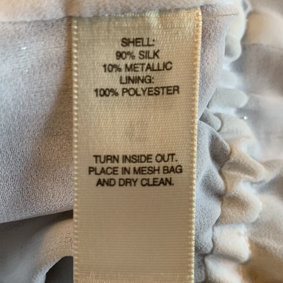 Whit House Black Market silver gray top - Picture 5 of 7